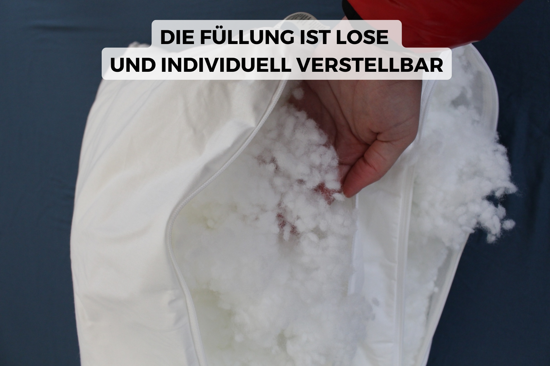 Füllmaterial des mySheepi Kissens